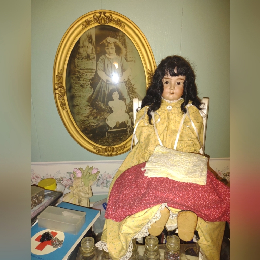 1906 26" Antique Child Faced German Doll